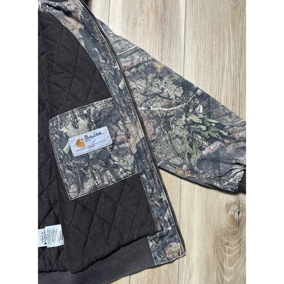 Carhartt Real Tree Camo Quilted Canvas Jacket - Youth Large (14-16) - Picture 12 of 16